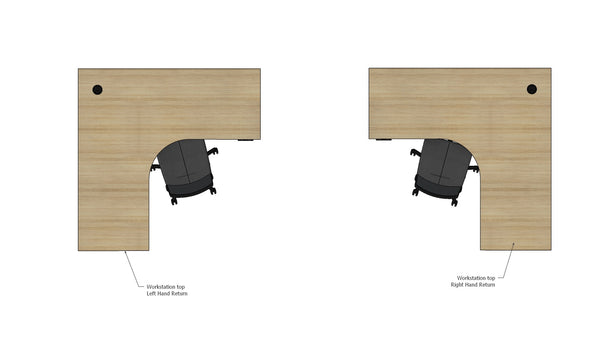 Accent Summit II Fixed Height 90° Corner Workstation Desk