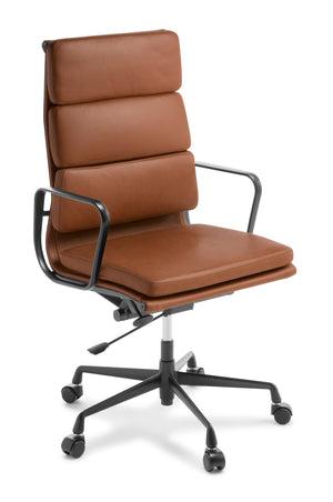 Eden Eames Replica Soft Pad High Back Chair - Leather