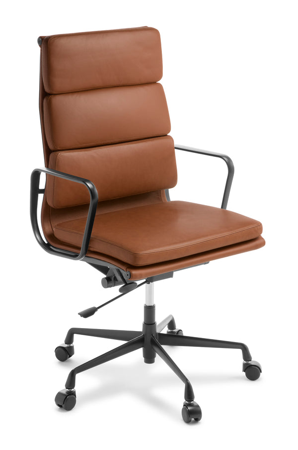 Eden Eames Replica Soft Pad High Back Chair - Leather