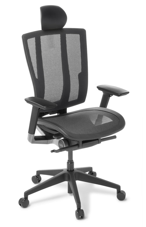 Eden Shift Chair with Arms and Headrest