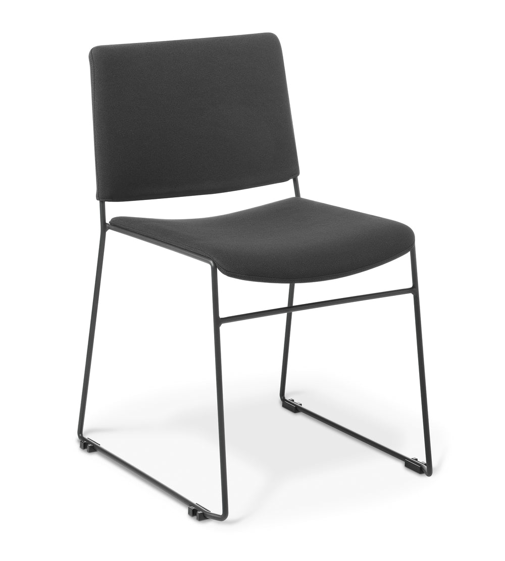Eden Zip Chair Black Fabric