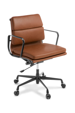 Eden Eames Replica Soft Pad Mid Back Chair - Leather