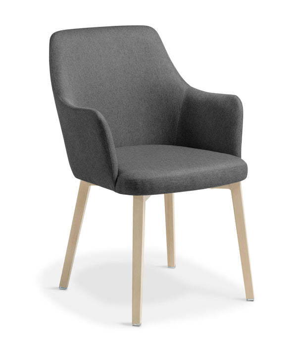 Eden Olli Timber-Look Base Chair