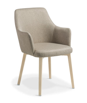 Eden Olli Timber-Look Base Chair