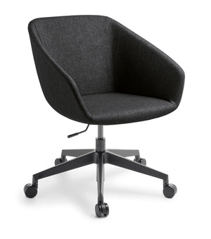 Eden Barker with 5-Star Aluminium Swivel Base Chair