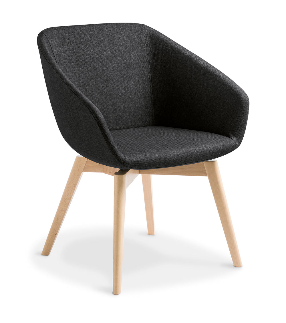 Eden Barker with Timber Base Chair