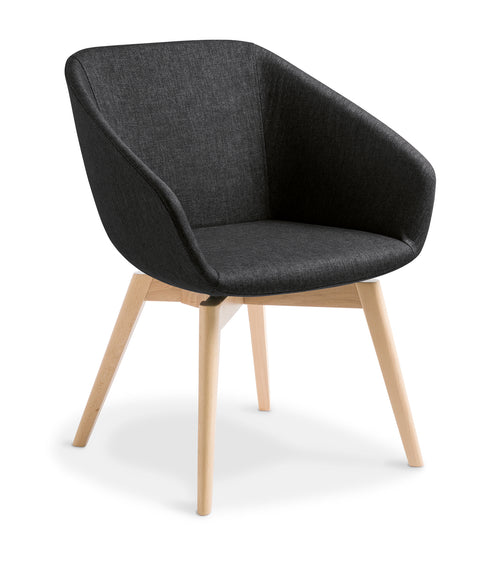 Eden Barker with Timber Base Chair