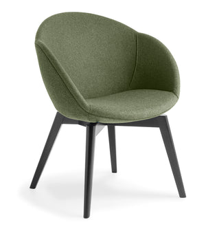 Eden Amelia with Timber Base Chair