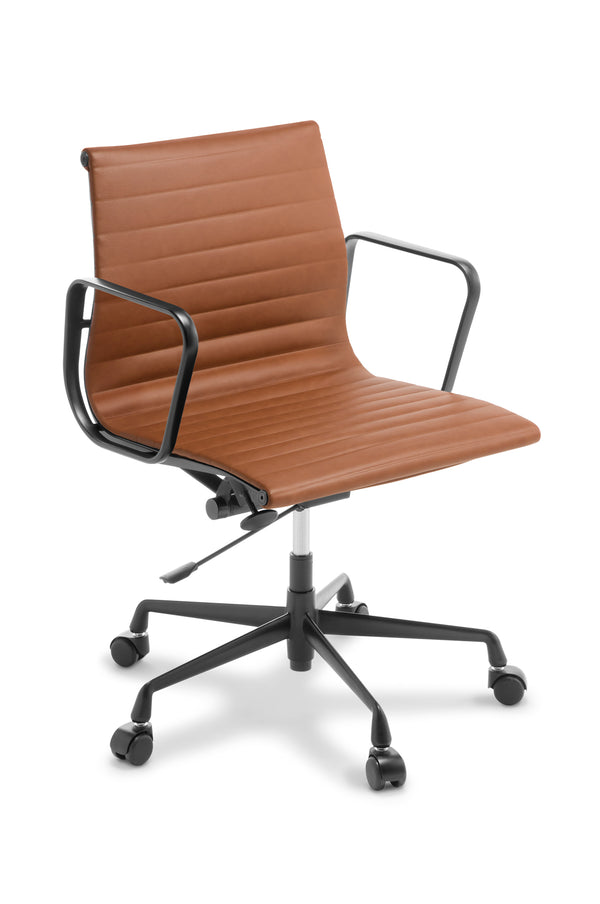 Eden Eames Replica Classic Mid Back Chair - Leather