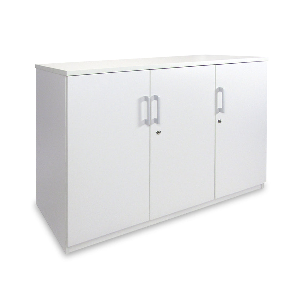 Mobel Sonic White 1200 Storage Credenza