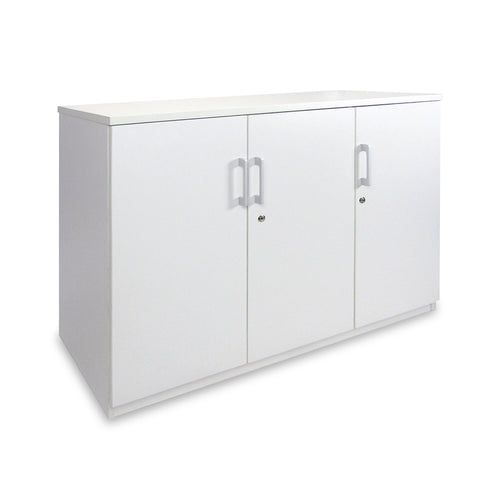 Mobel Sonic White 1200 Storage Credenza