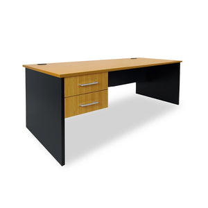 Mobel Delta 1800 Straight Desk with Drawers