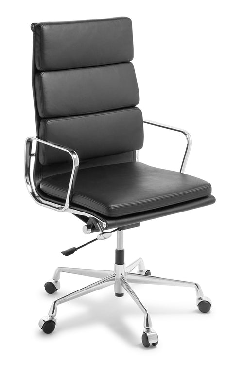 Eden Eames Replica Soft Pad High Back Chair - Leather