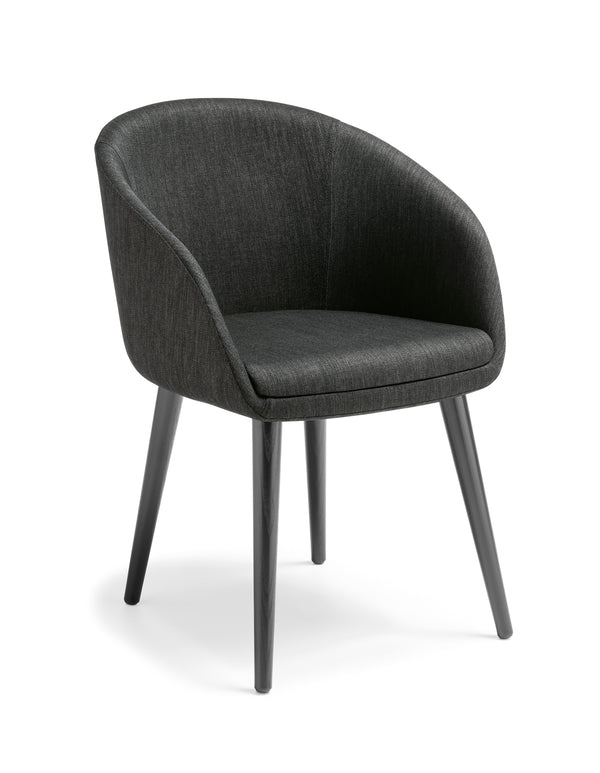 Eden Amelia with Timber Base Chair