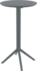 Siesta Sky Folding Leaner Round - Outdoor
